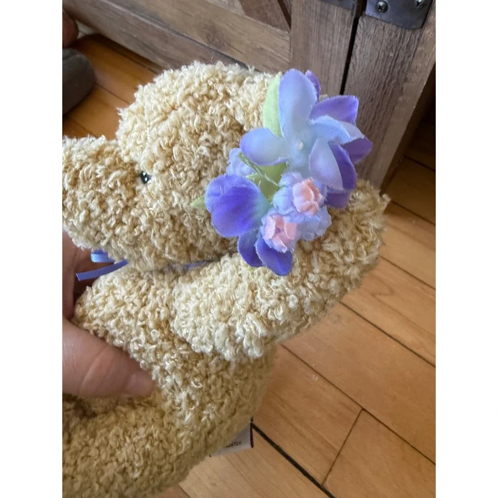 Gund Disney Classic Pooh Bear Golden Curly Plush Purple Bouquet‎ 8